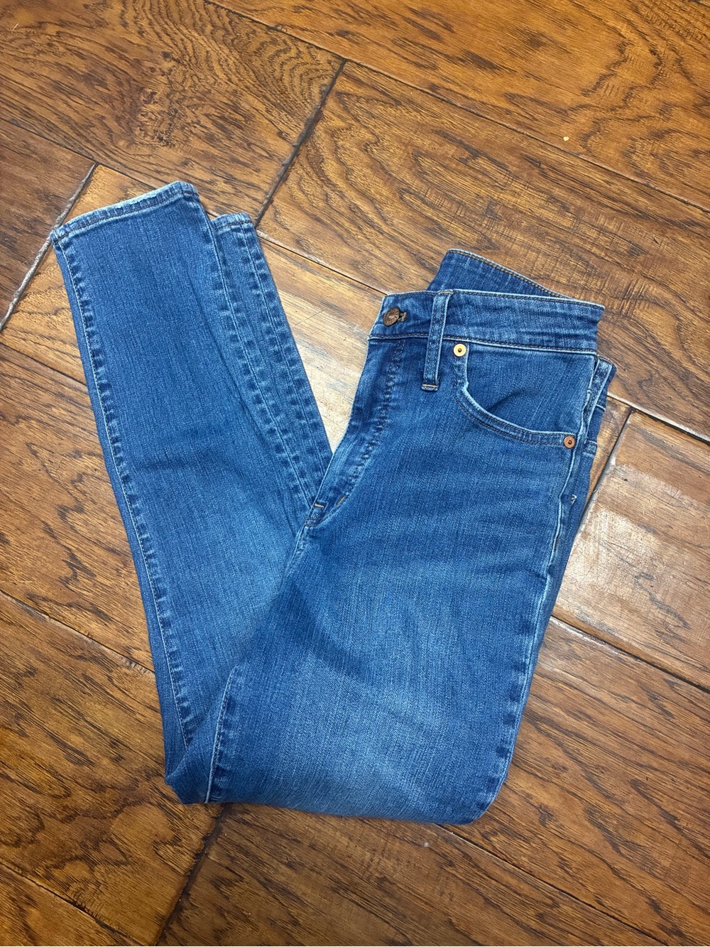 Madewell curvy high rise Skinny crop Jeans